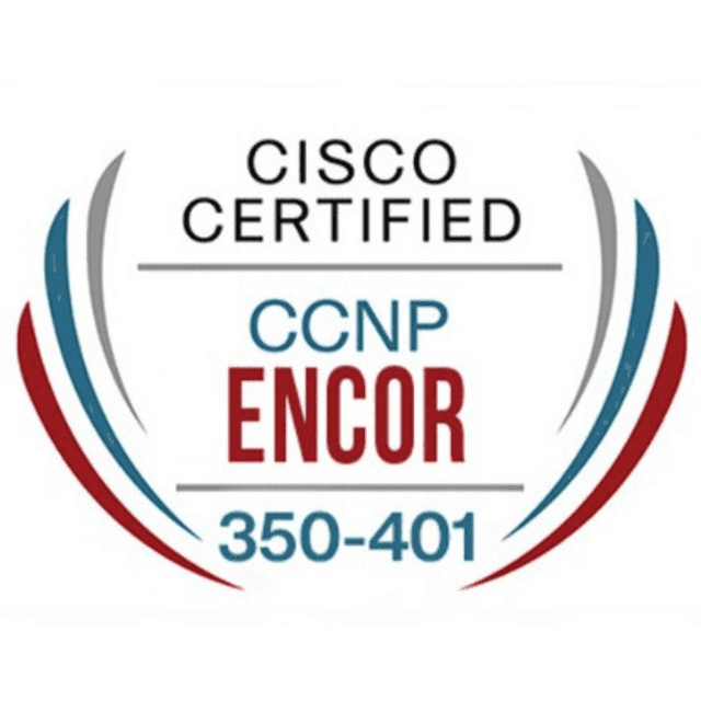 CCNP ENCOR certification badge